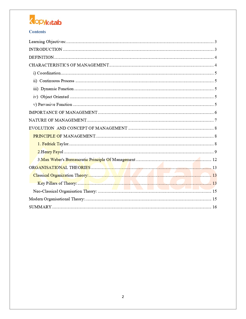 CMA Foundation Paper-1 Fundamentals Of Management - Page 4