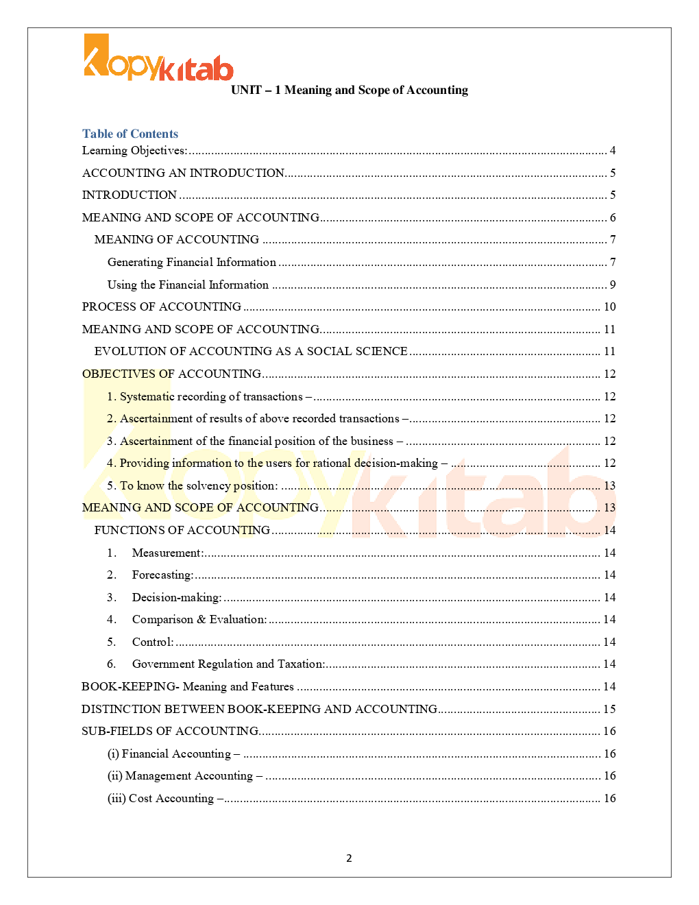 CMA Foundation Paper-2 Fundamentals Of Accounting - Page 4