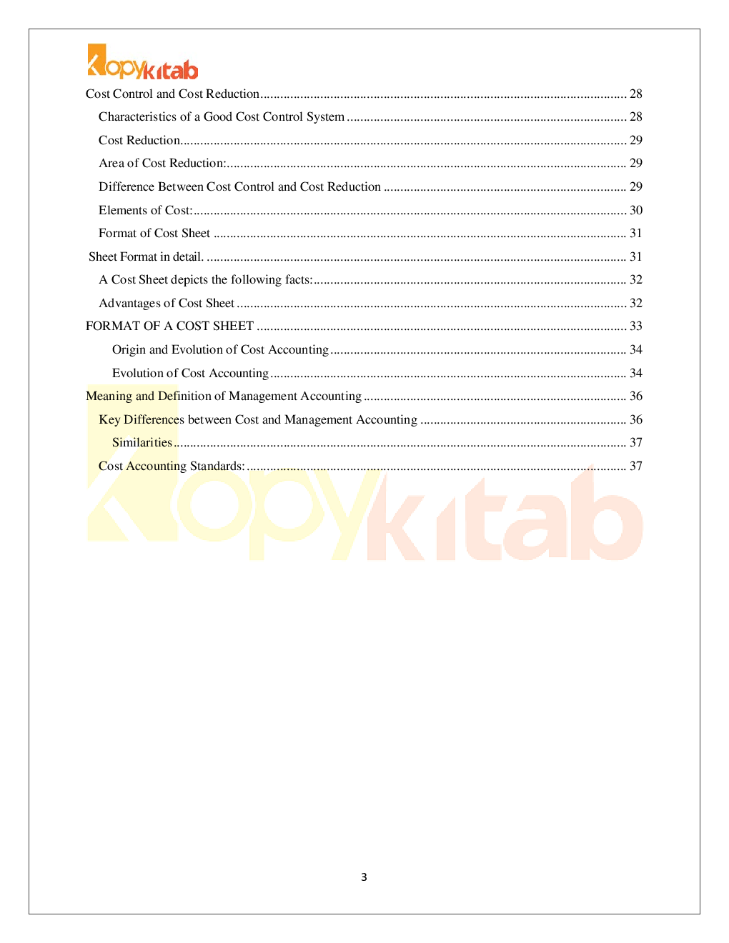 CMA Foundation Paper-2 Fundamentals Of Cost Accounting - Page 4