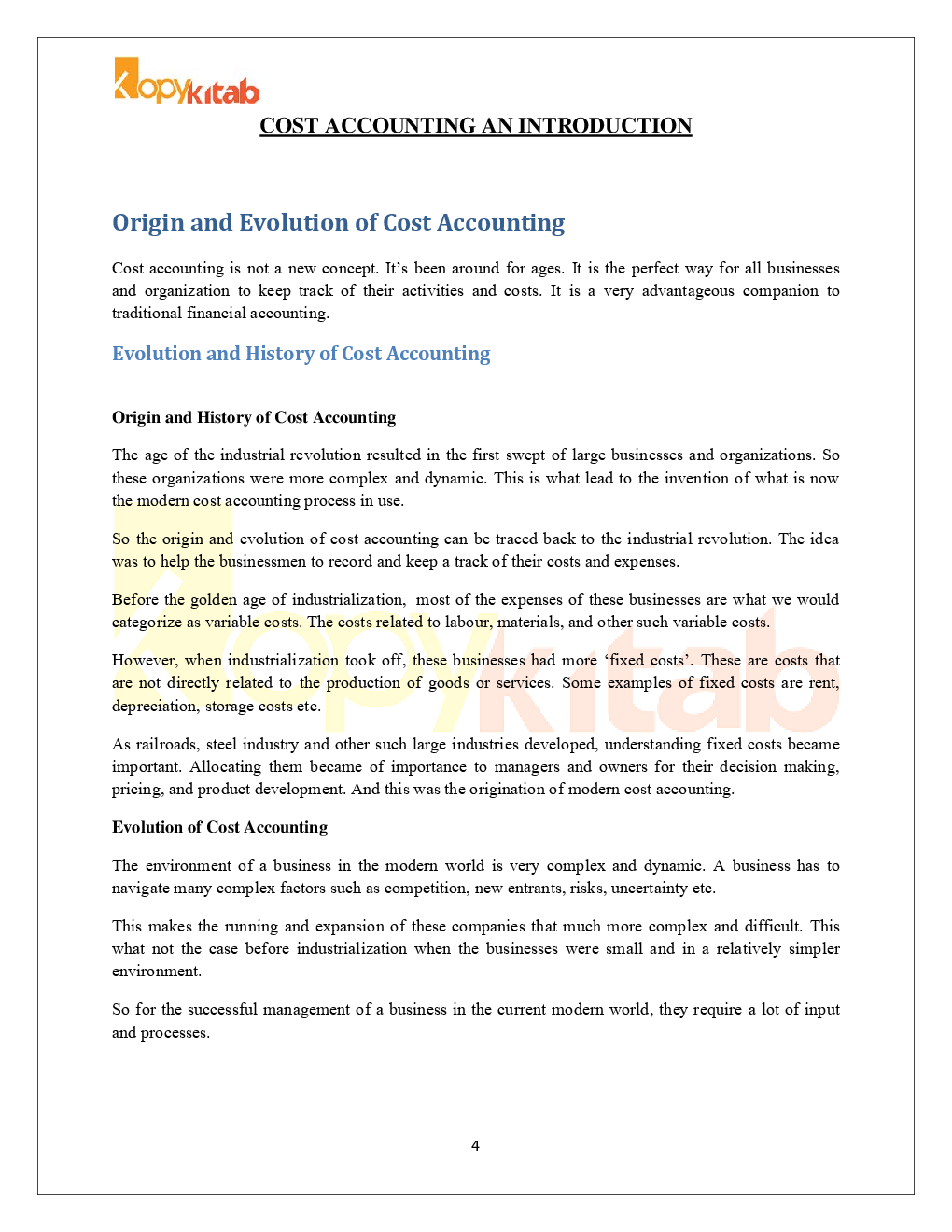 CMA Foundation Paper-2 Fundamentals Of Cost Accounting - Page 5