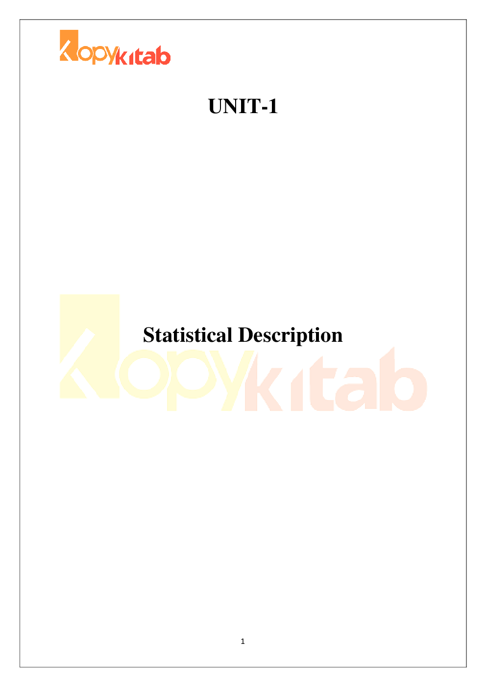 CMA Foundation Paper-4 Fundamentals Of Statistics - Page 3