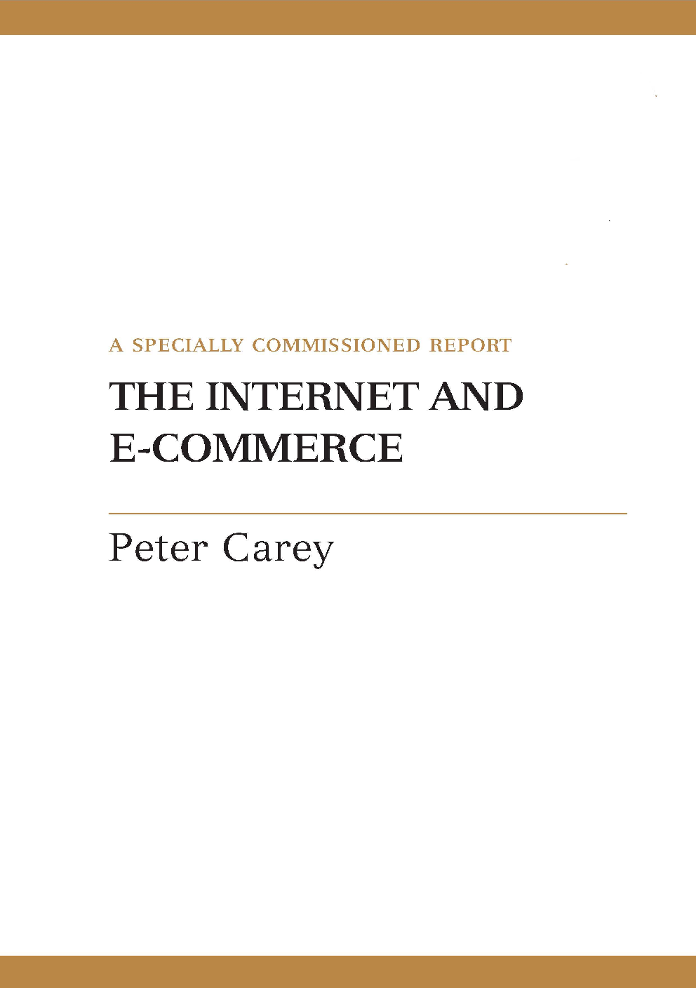 The Internet And E-Commerce - Page 1