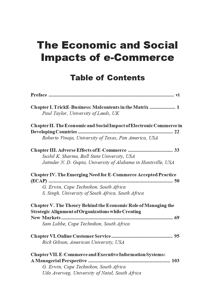 The Economic And Social Impacts Of E-Commerce - Page 3
