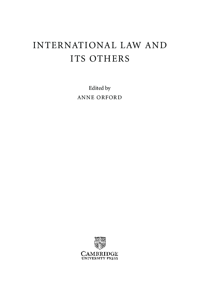 International Law And Its Others - Page 5