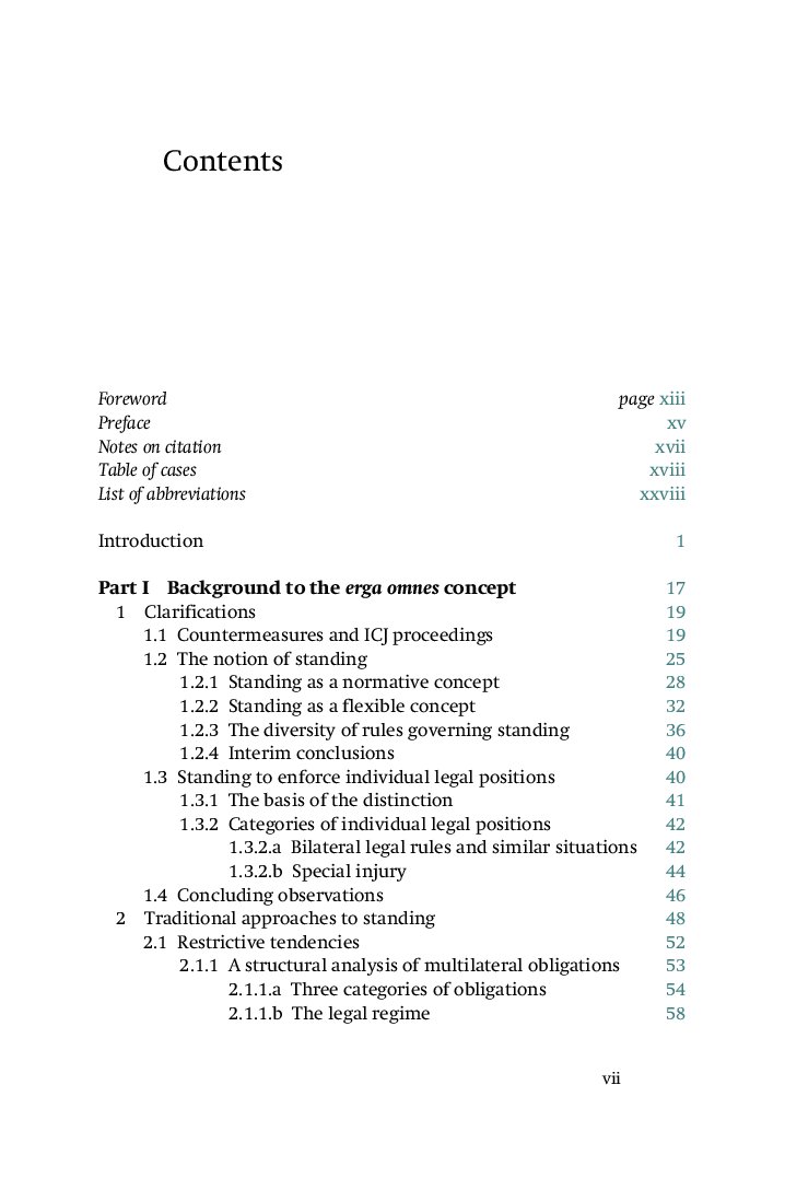 Enforcing Obligations Erga Omnes In International Law - Page 4