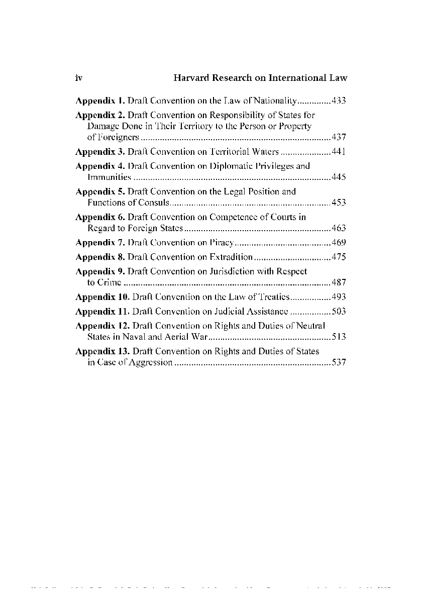 The Harvard Research In International Law - Page 3