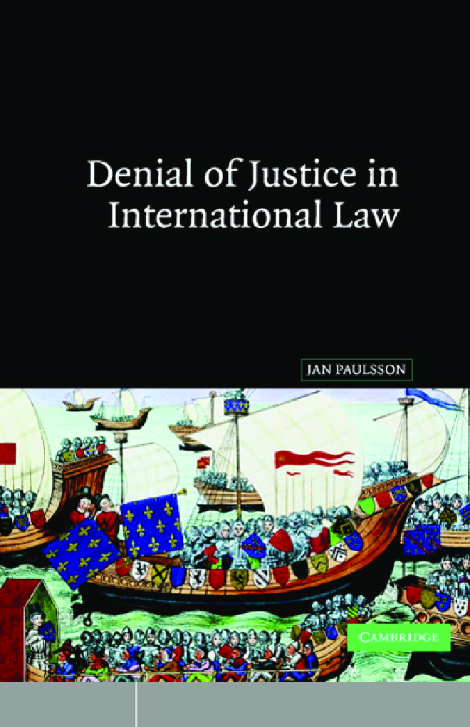 Denial Of Justice In International Law - Page 1