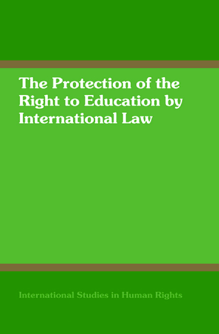 The Protection Of The Right To Education By International Law - Page 1