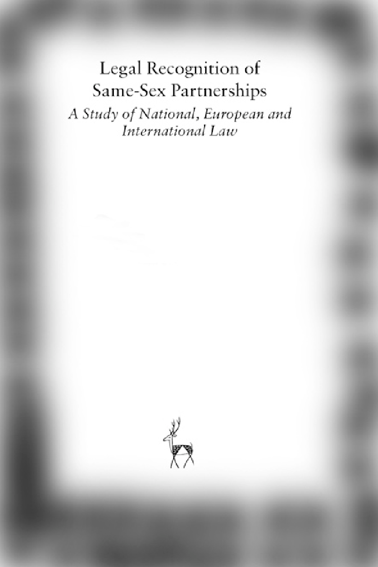 Legal Recognition Of Same-Sex Partnerships - Page 1