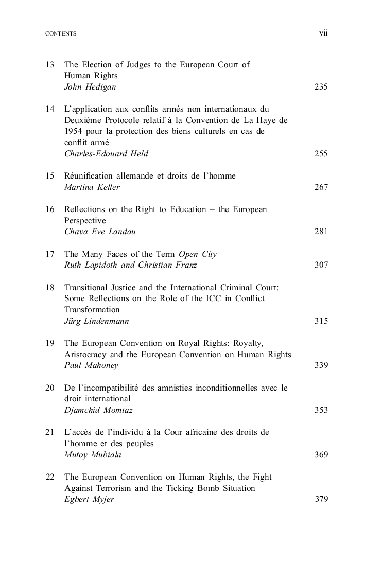 Promoting Justice, Human Rights And Conflict Resolution Through International Law - Page 5