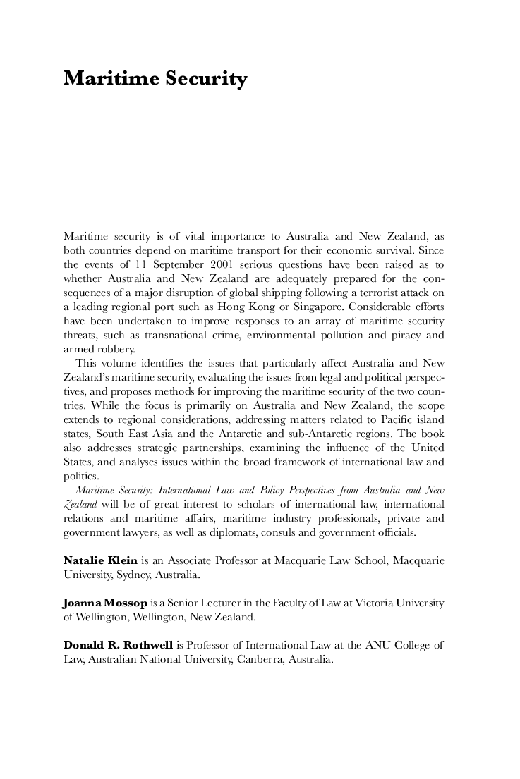 Maritime Security - Page 3