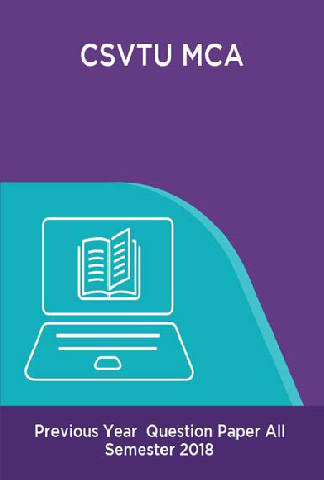 CSVTU MCA Previous Year Question Paper All Semester 2018 - Page 1