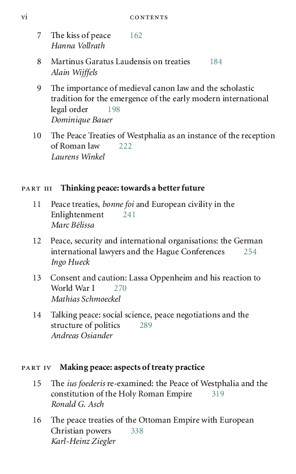 Peace Treaties And International Law In European History - Page 5