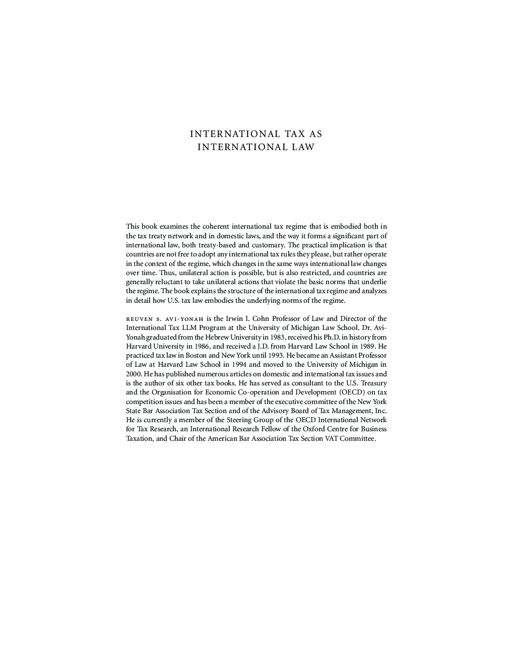 International Tax As International Law - Page 3