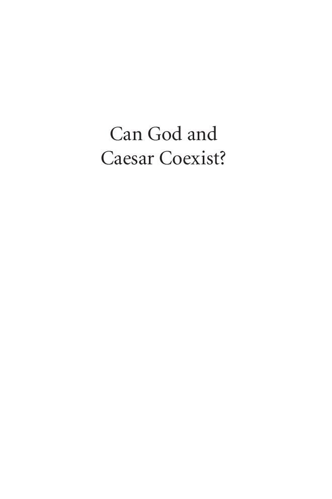 Can God And Caesar Coexist? - Page 2