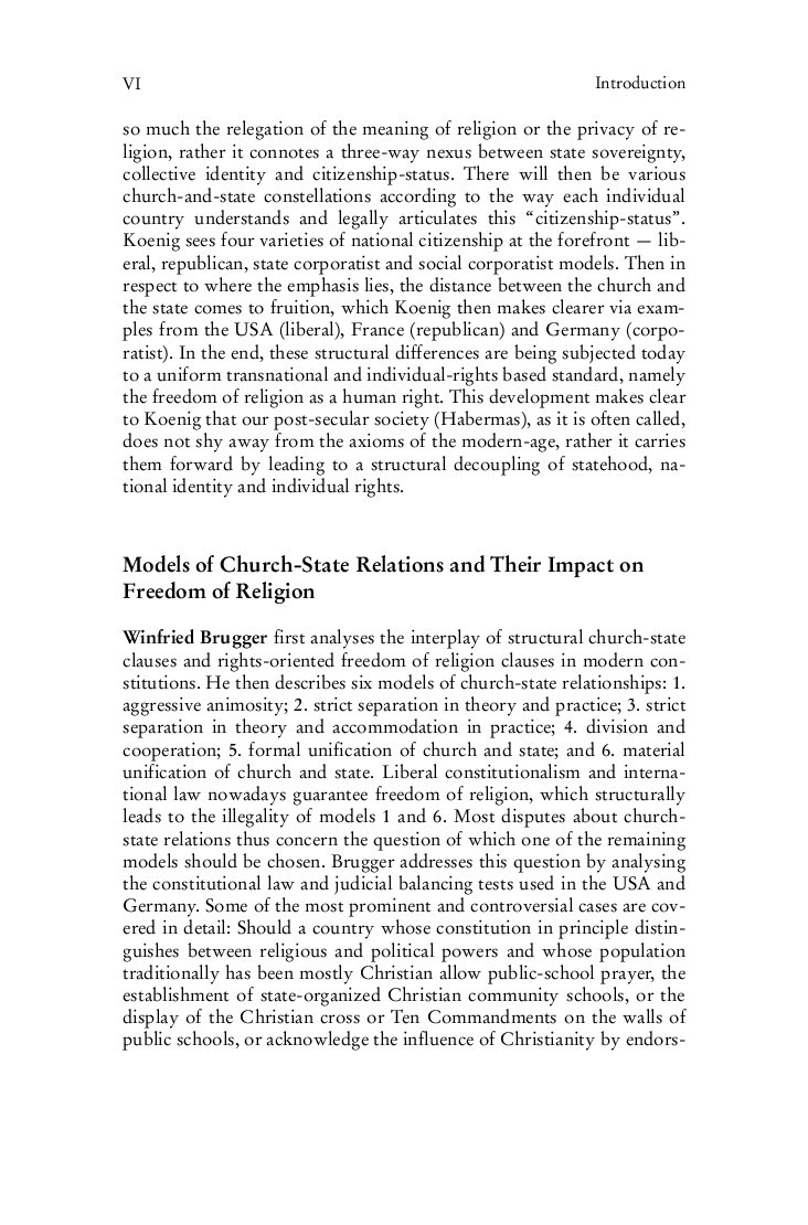 Religion In The Public Sphere: A Comparative Analysis Of German, Israeli, American And International Law - Page 5