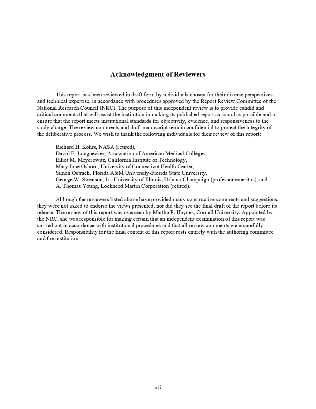 Life And Physical Sciences Research For A New Era Of Space Exploration - Page 5