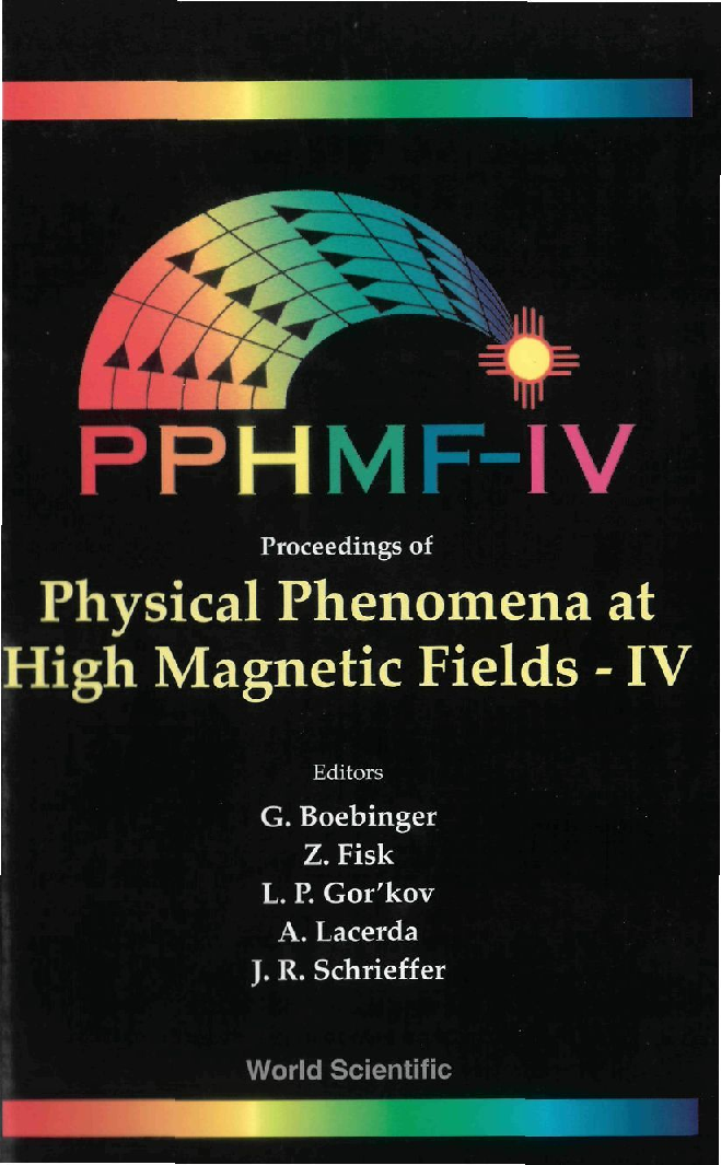 Proceedings Of Physical Phenomena At High Magnetic Fields-IV - Page 1