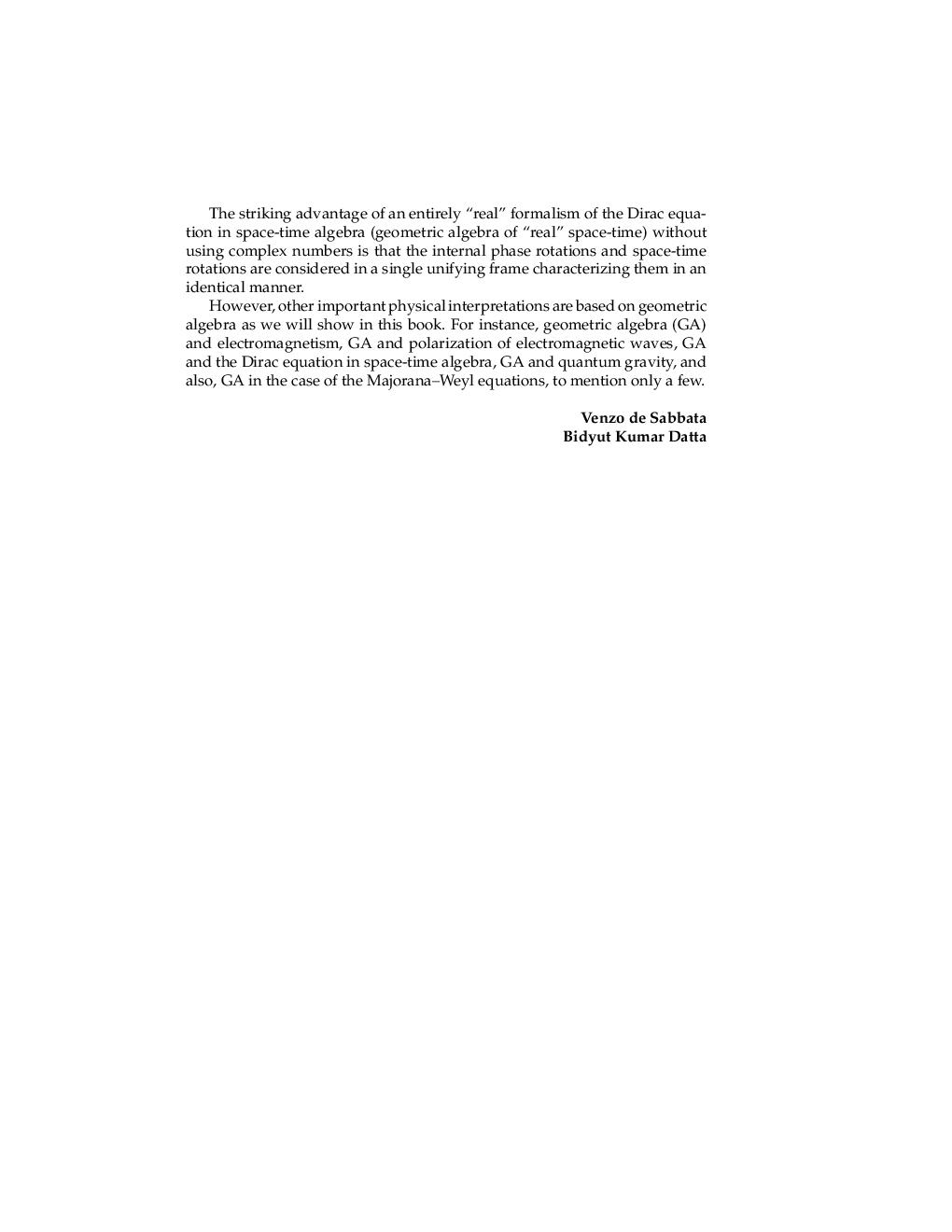 Geometric Algebra And Applications To Physics - Page 5