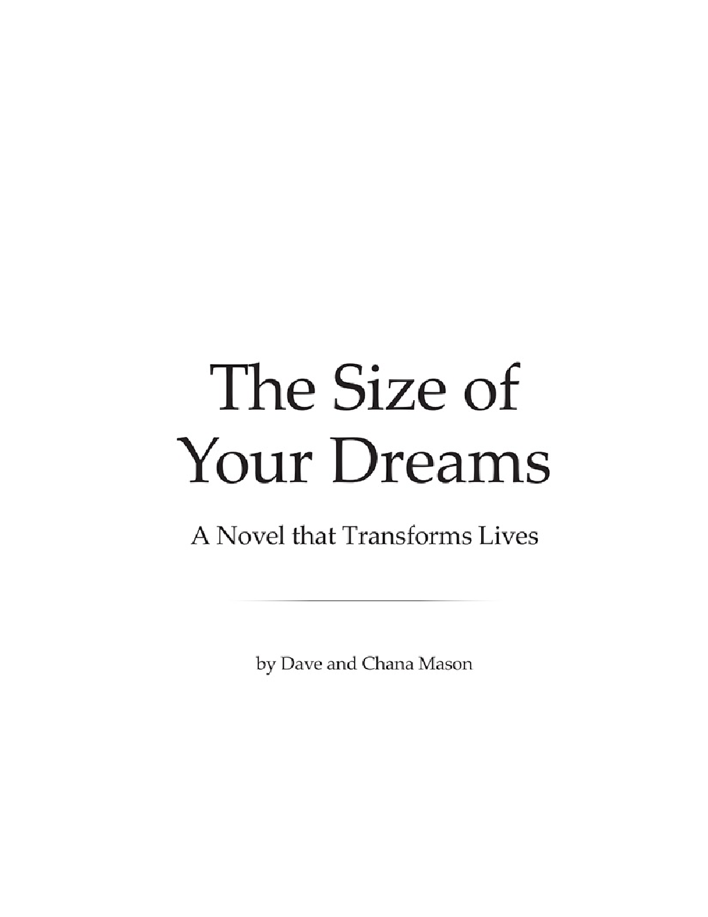 The Size Of Yours Dreams - Page 2