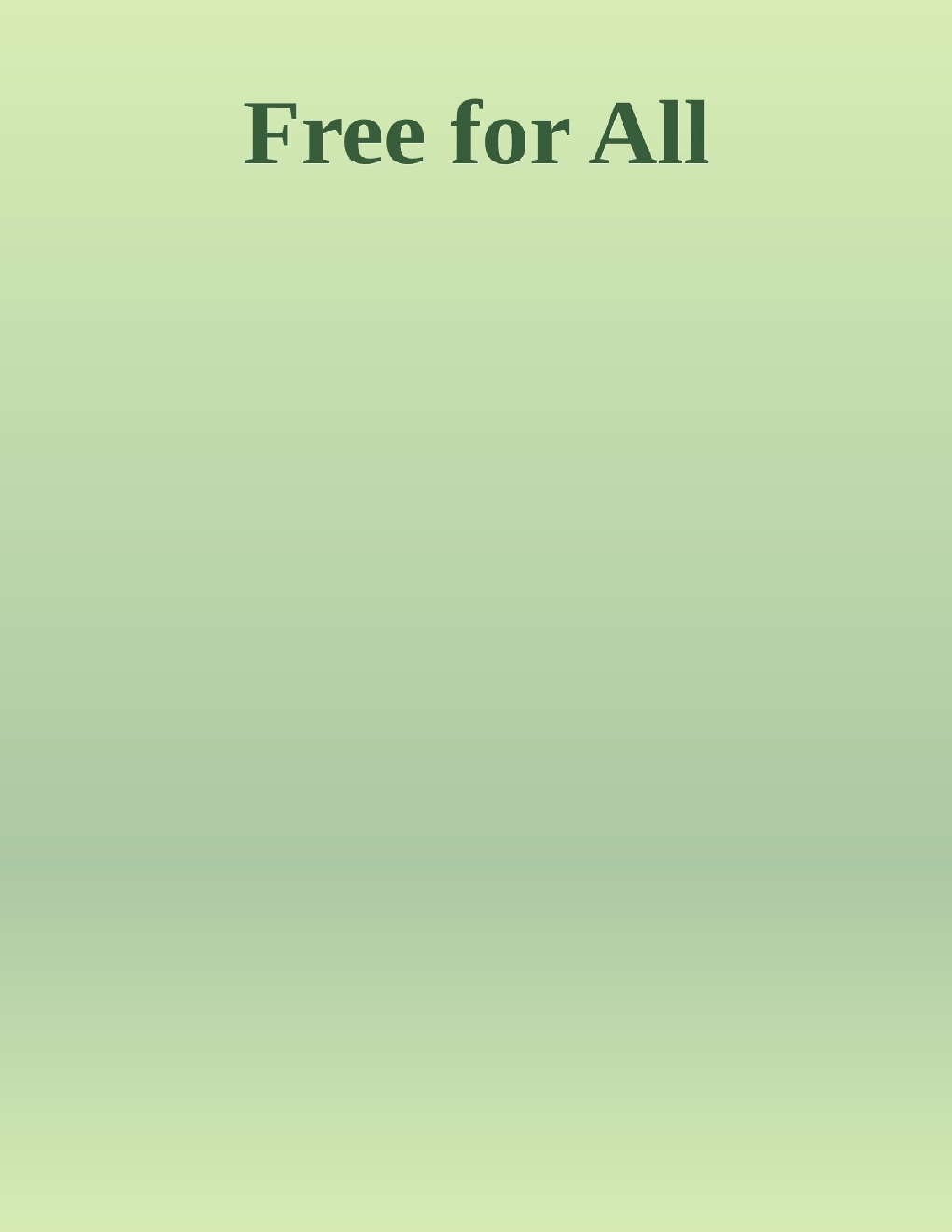 Free For All - Page 1