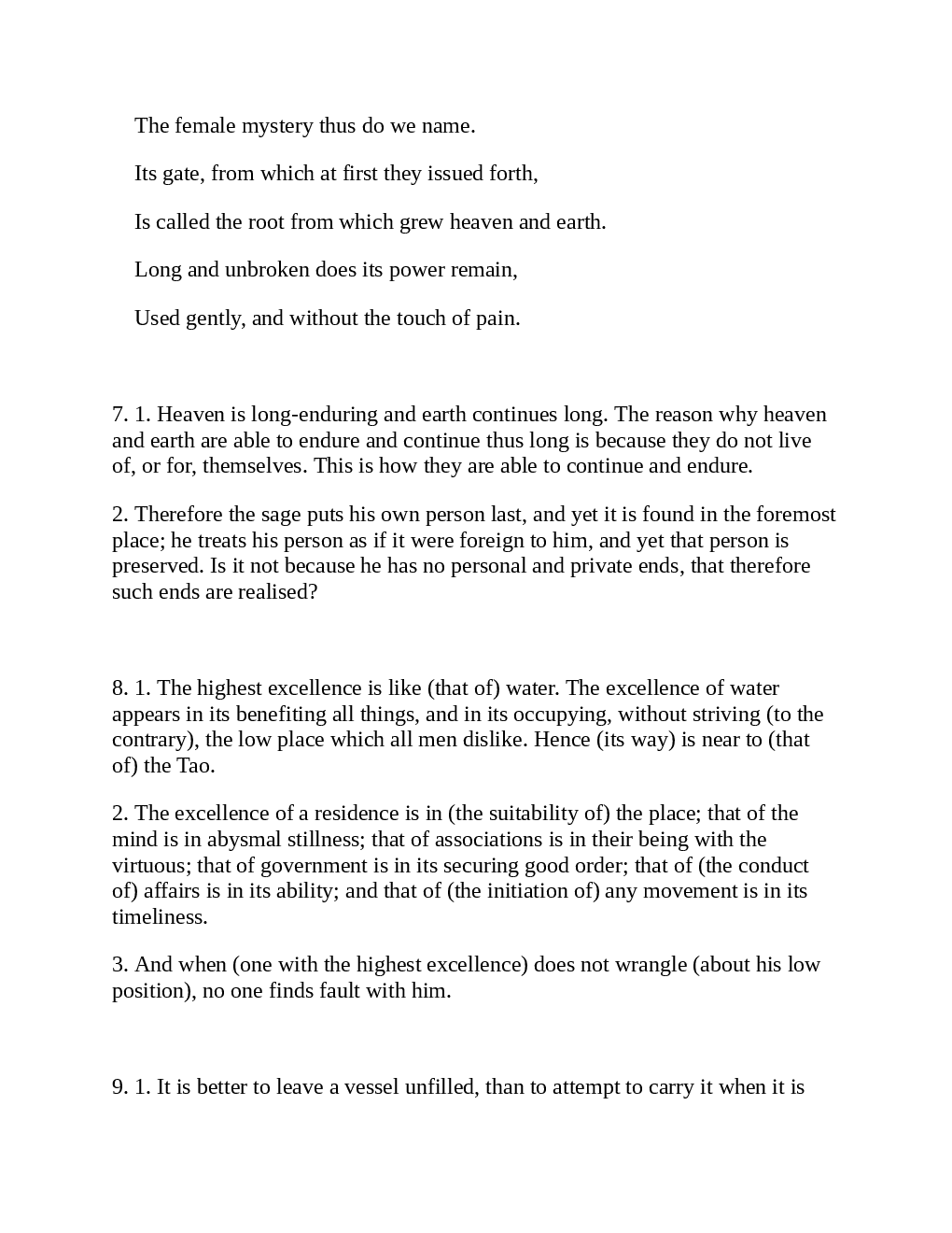 The Tao Teh King - Page 5