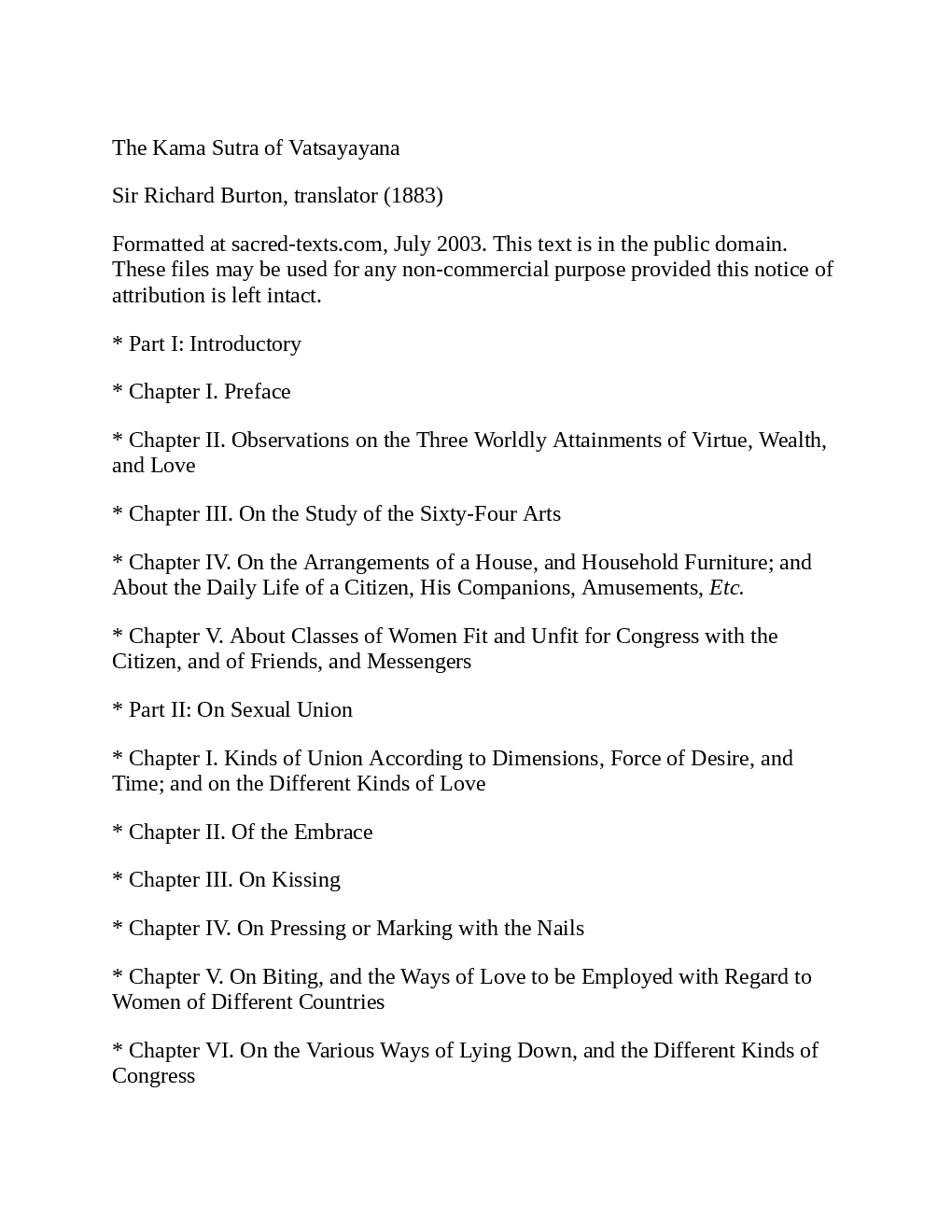 The Kama Sutra Of Vatsayayana - Page 2