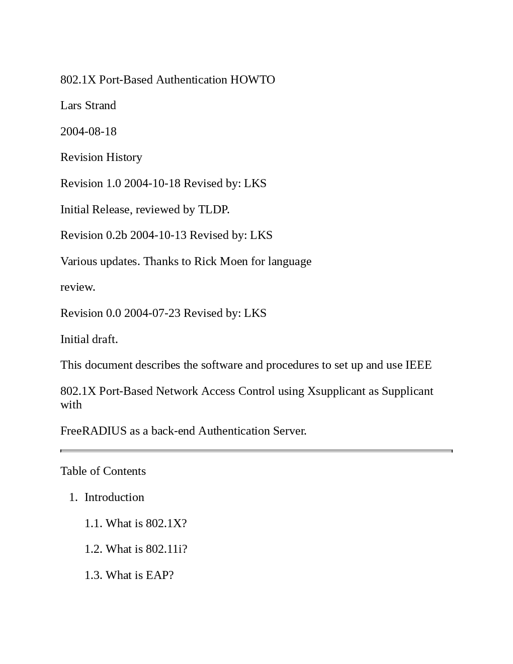 802.1X Port Based Authentication How To - Page 2