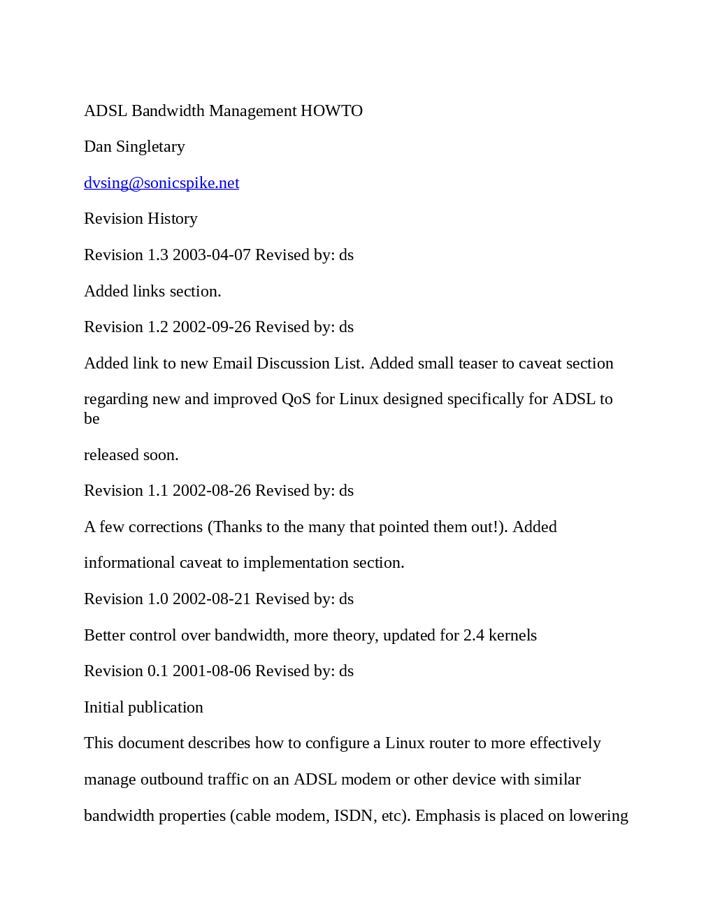 ADSL Bandwidth Management How To - Page 2