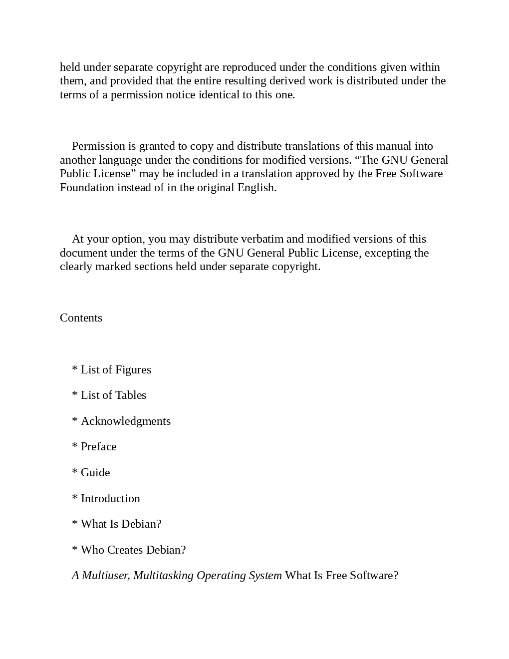 Debian GNU Linux Guide To Installation And Usage - Page 2