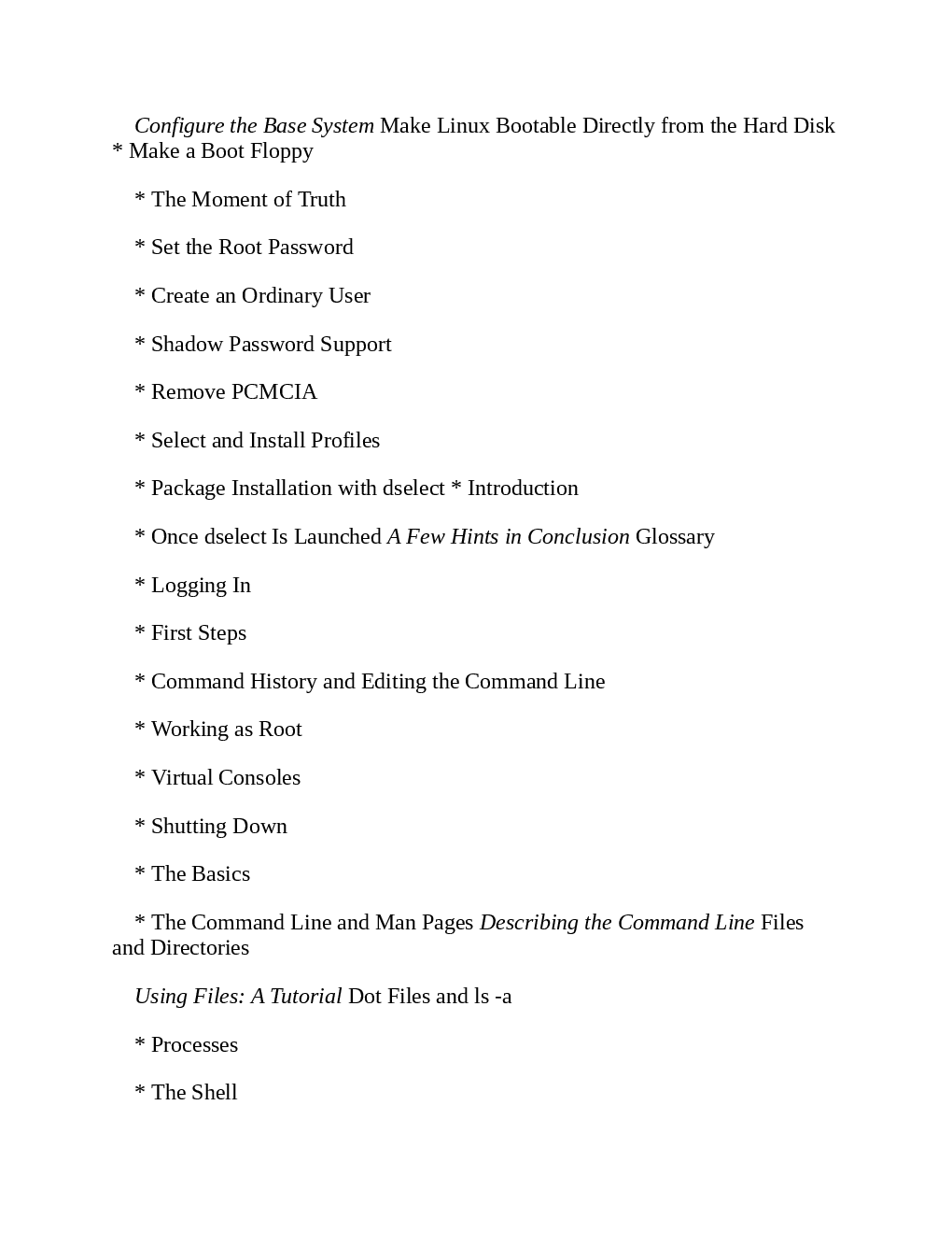 Debian GNU Linux Guide To Installation And Usage - Page 4