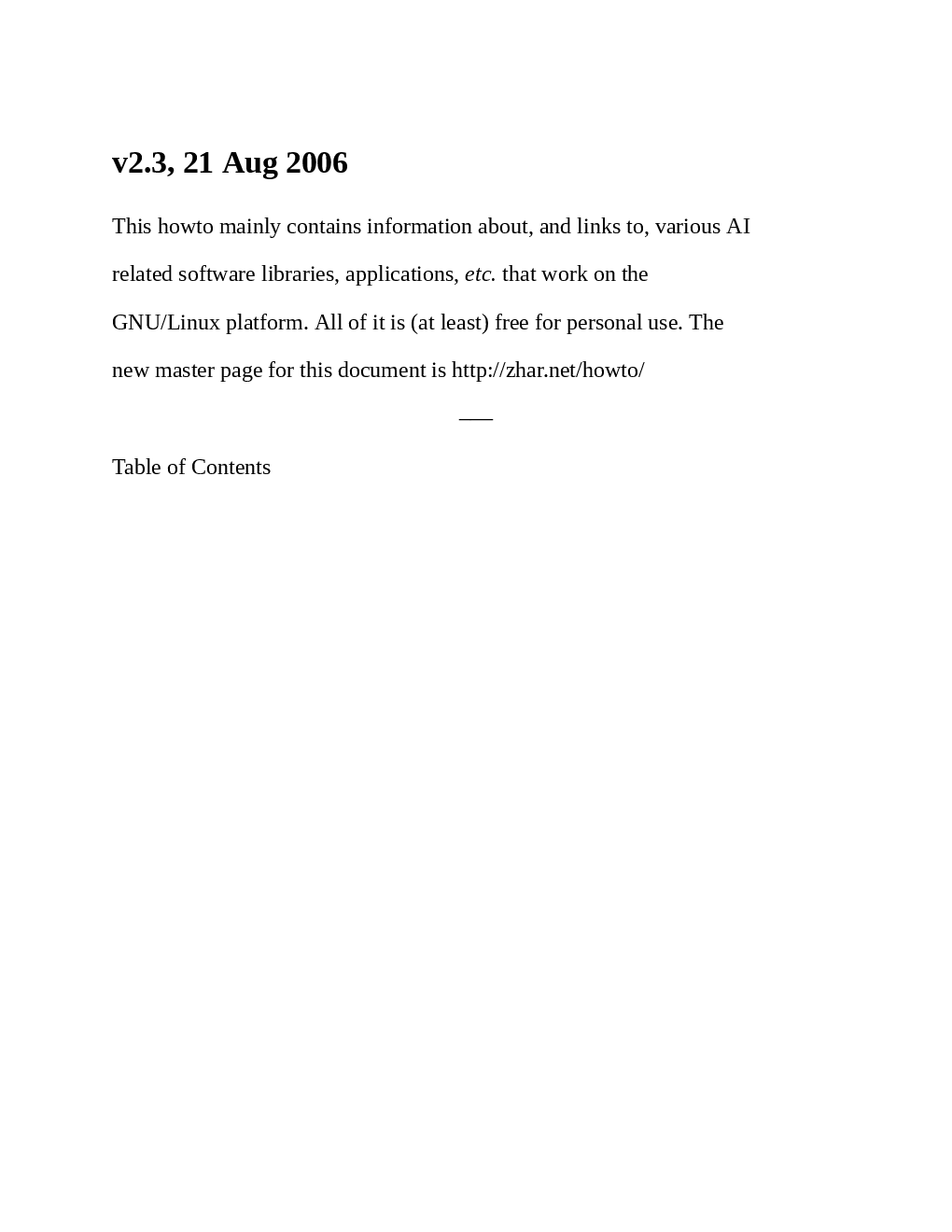 GNU Linux AI Alife How To - Page 3