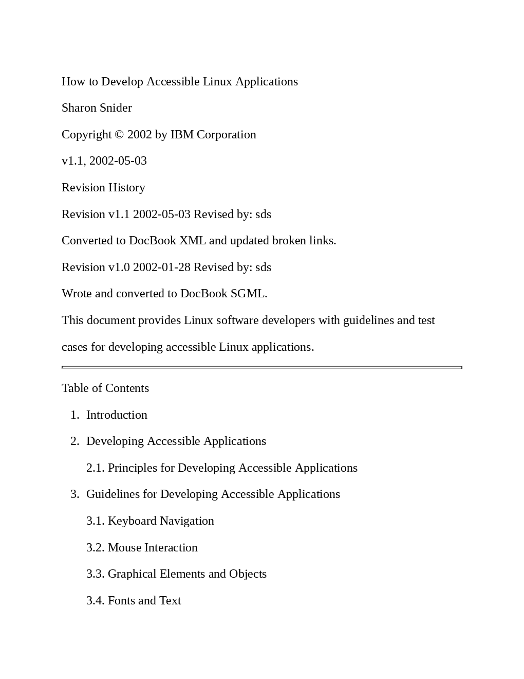 How To Develop Accessible Linux Applications - Page 2