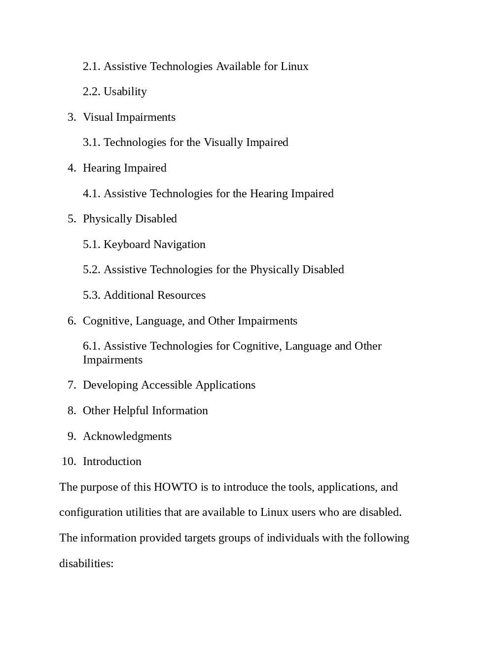 Linux Accessibility How To - Page 3