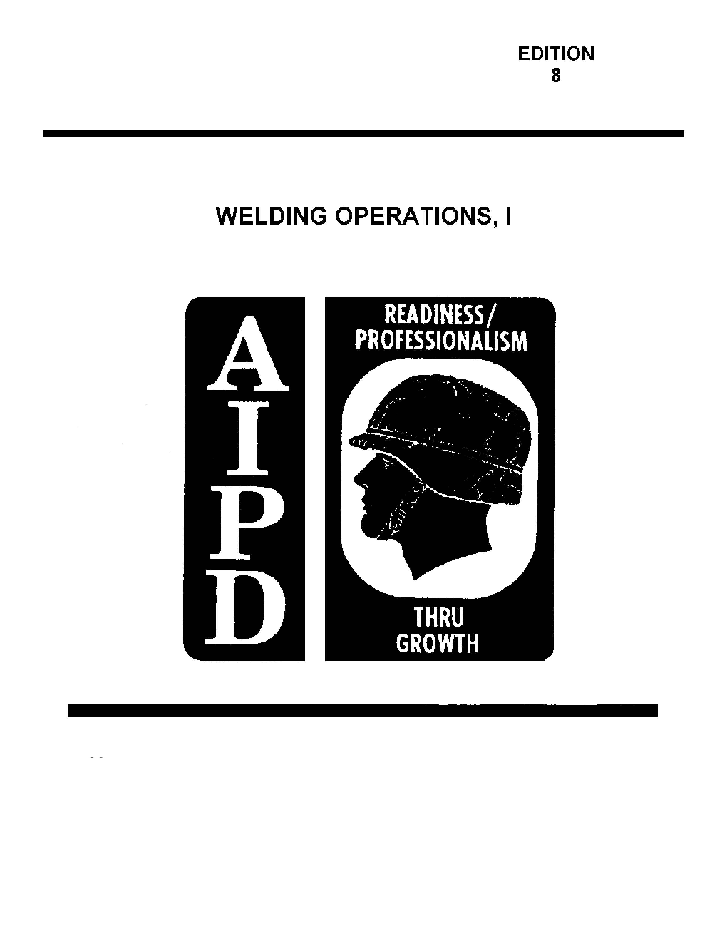 Welding Operations I  - Page 1