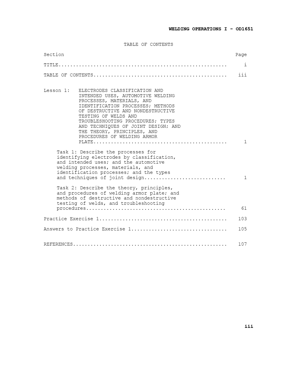 Welding Operations I  - Page 5