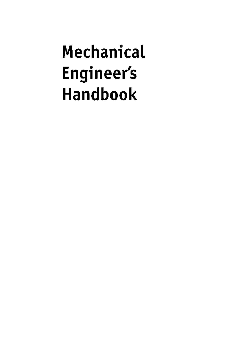 Mechanical Engineer's Handbook - Page 1