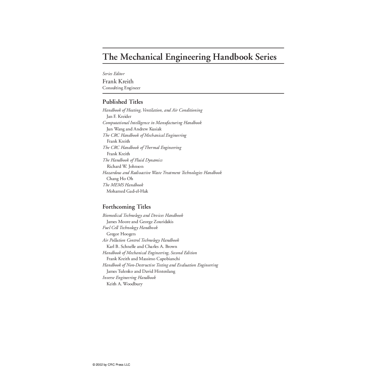 The MEMS Handbook - Page 2