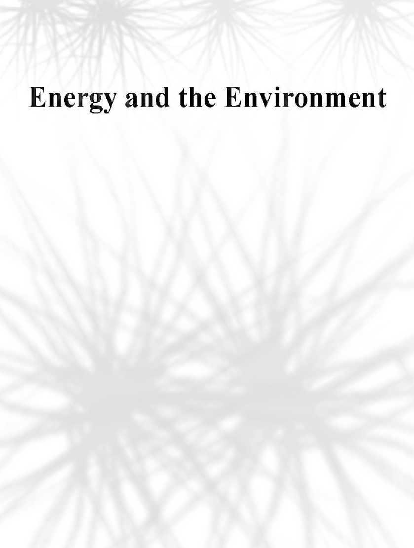 Energy And The Environment - Page 1