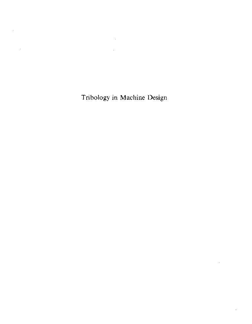 Tribology In Machine Design - Page 2