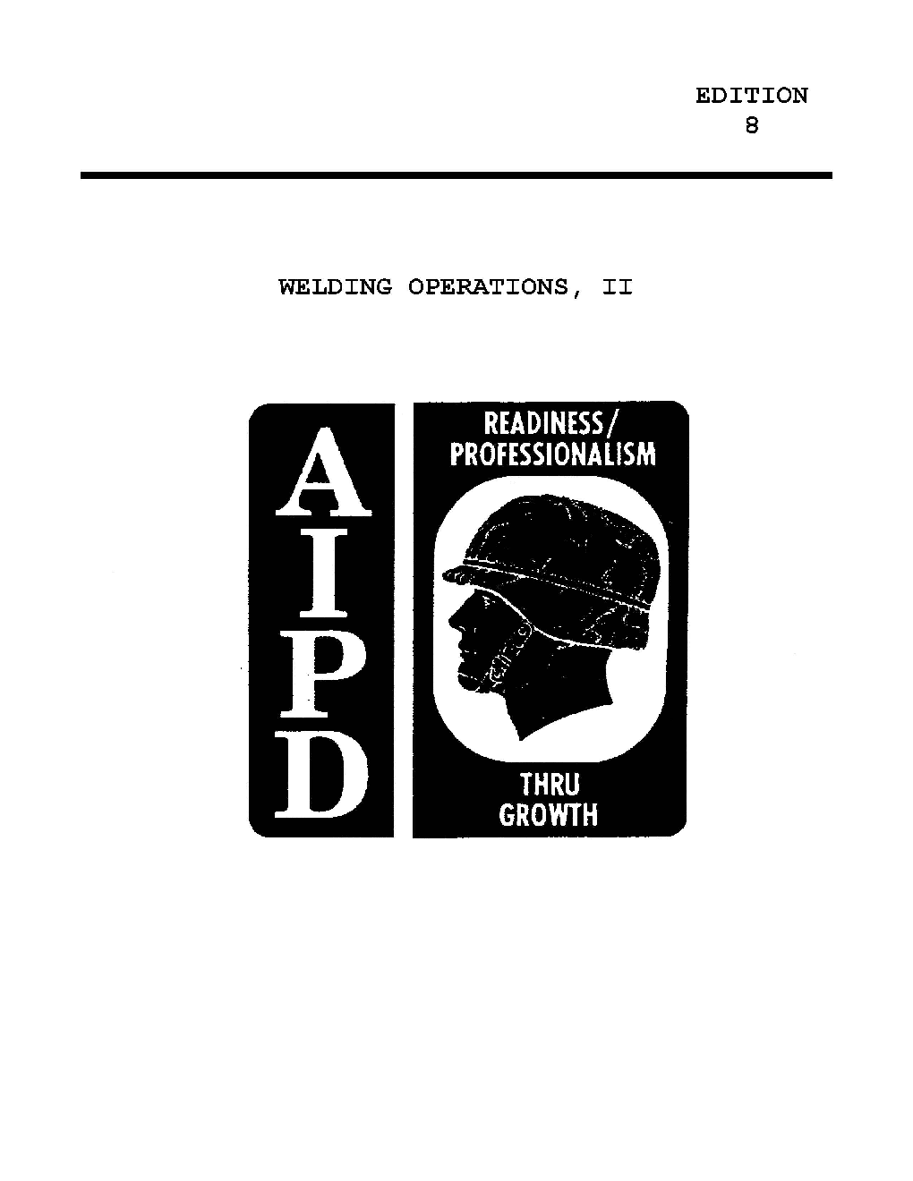 Welding Operations II - Page 1