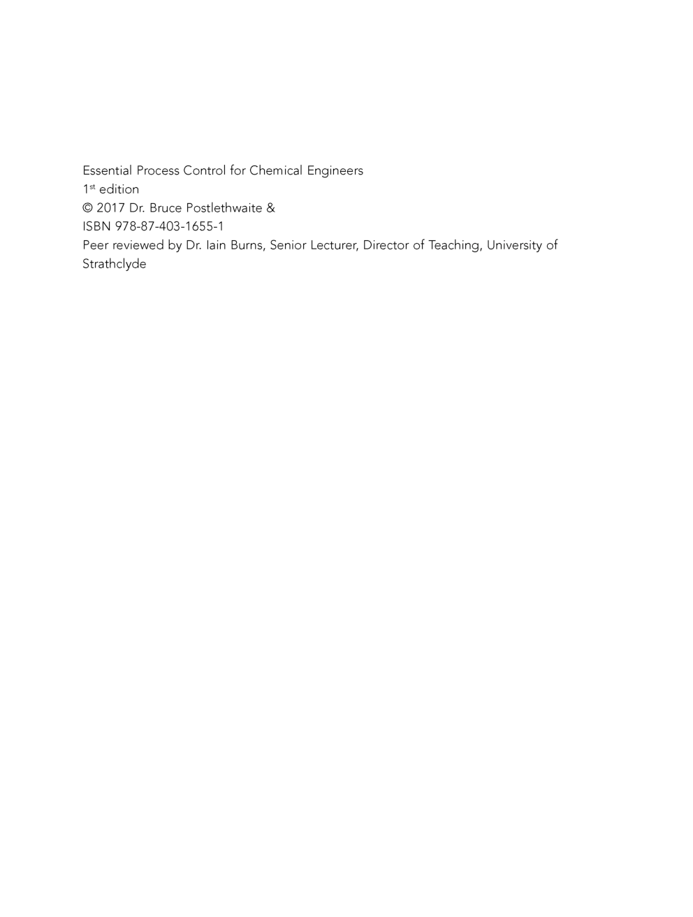 Essential Process Control for Chemical Engineers - Page 3