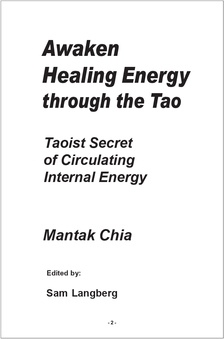 Awaken Healing Energy Through the Tao - Page 2
