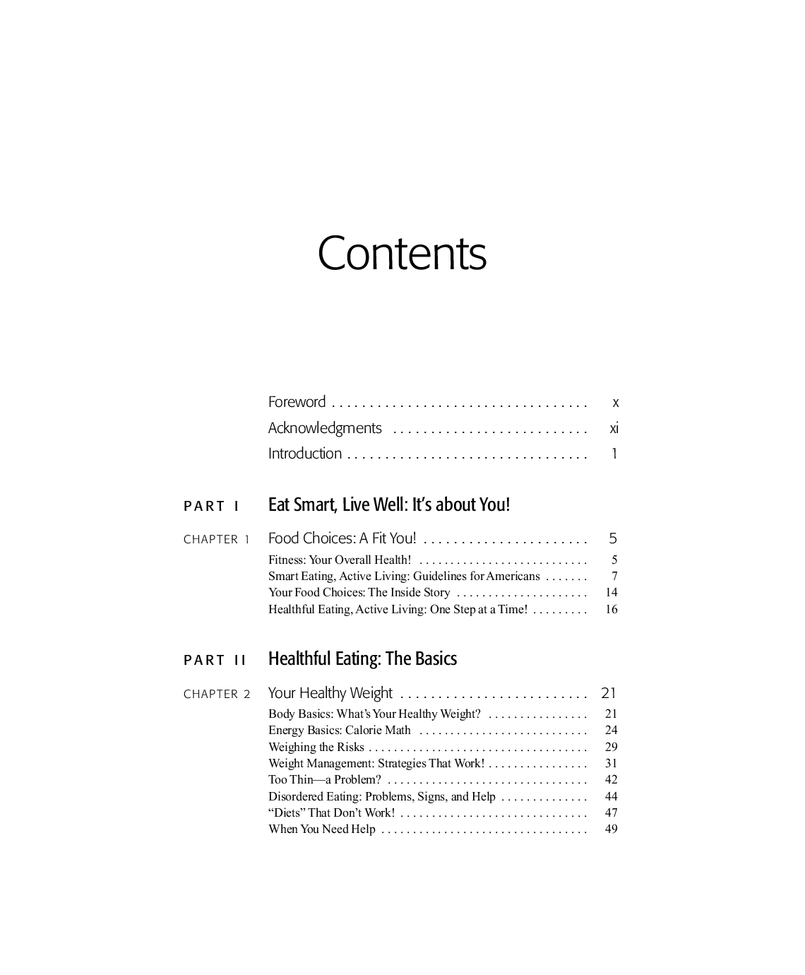 American Dietetic Association Complete Food And Nutrition Guide - Page 3