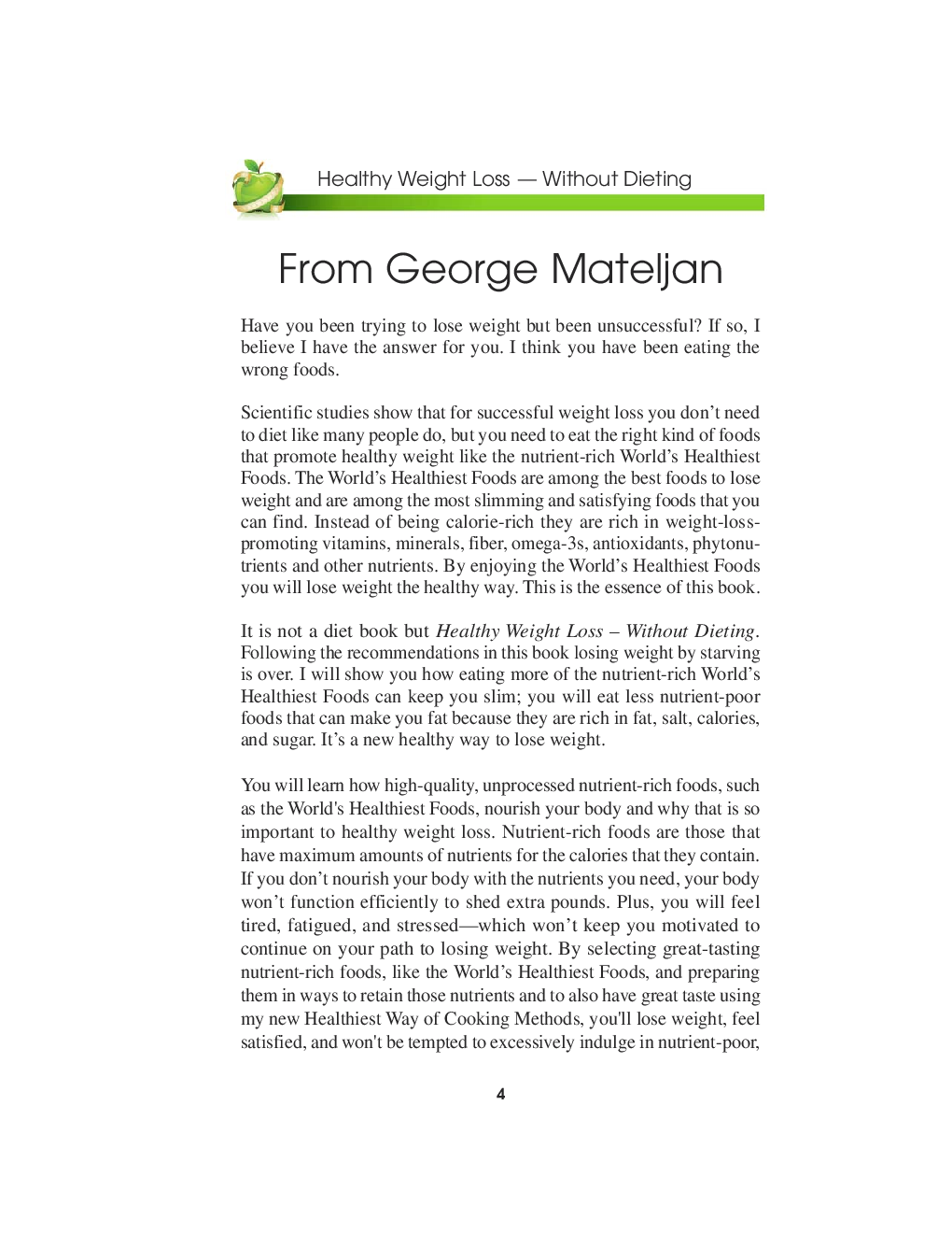 Healthy Weight Loss Without Dieting - Page 3