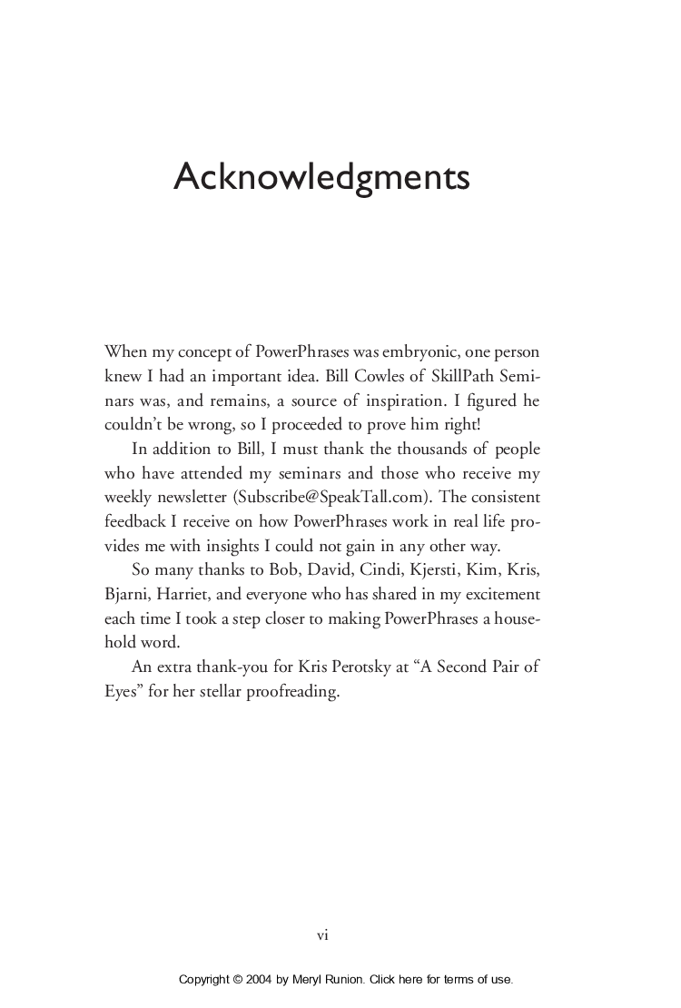 How To Use Power Phrases - Page 5