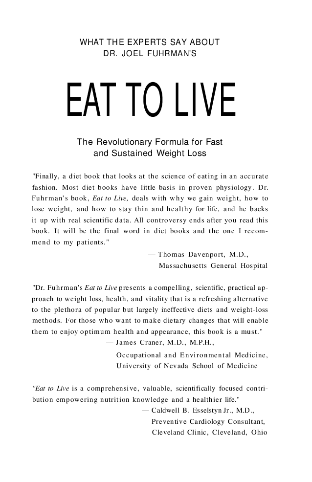 Eat To Live - Page 2