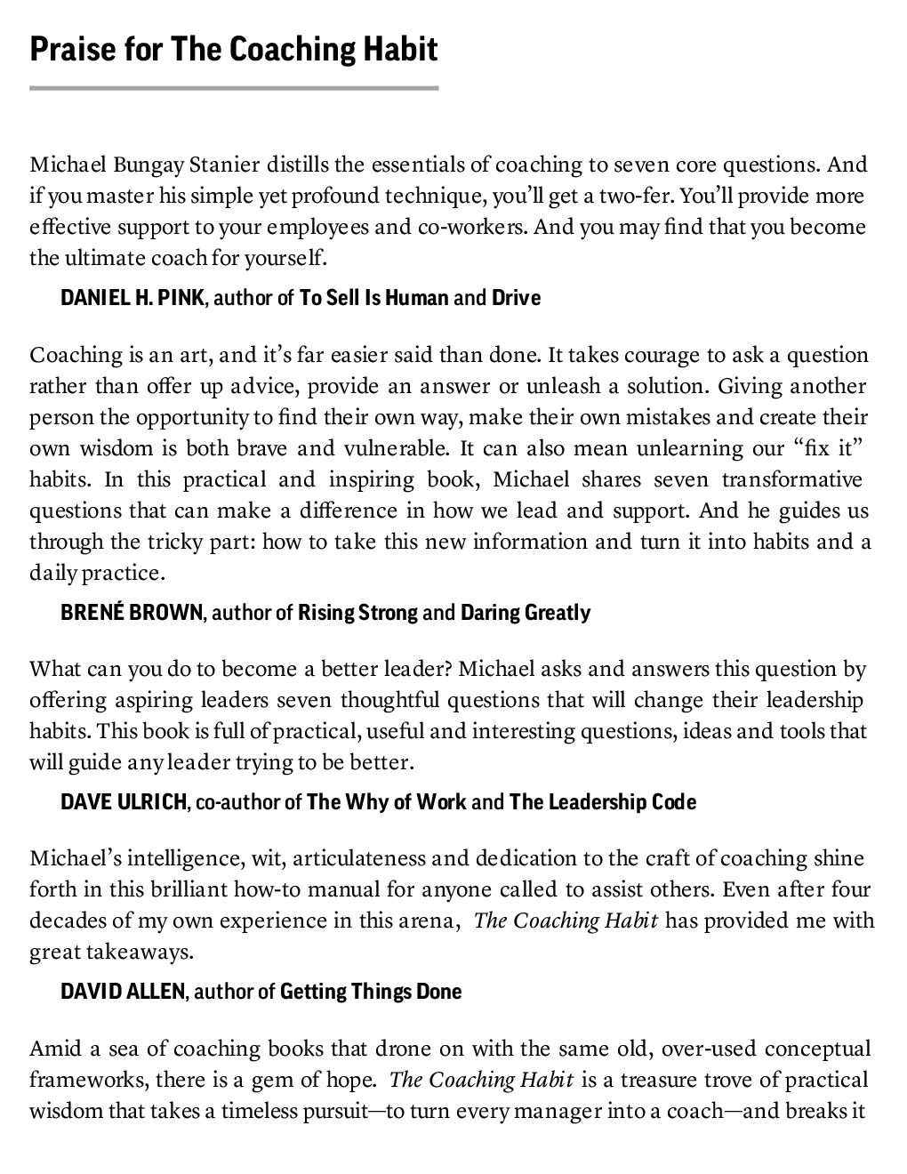 The Coaching Habit  - Page 5