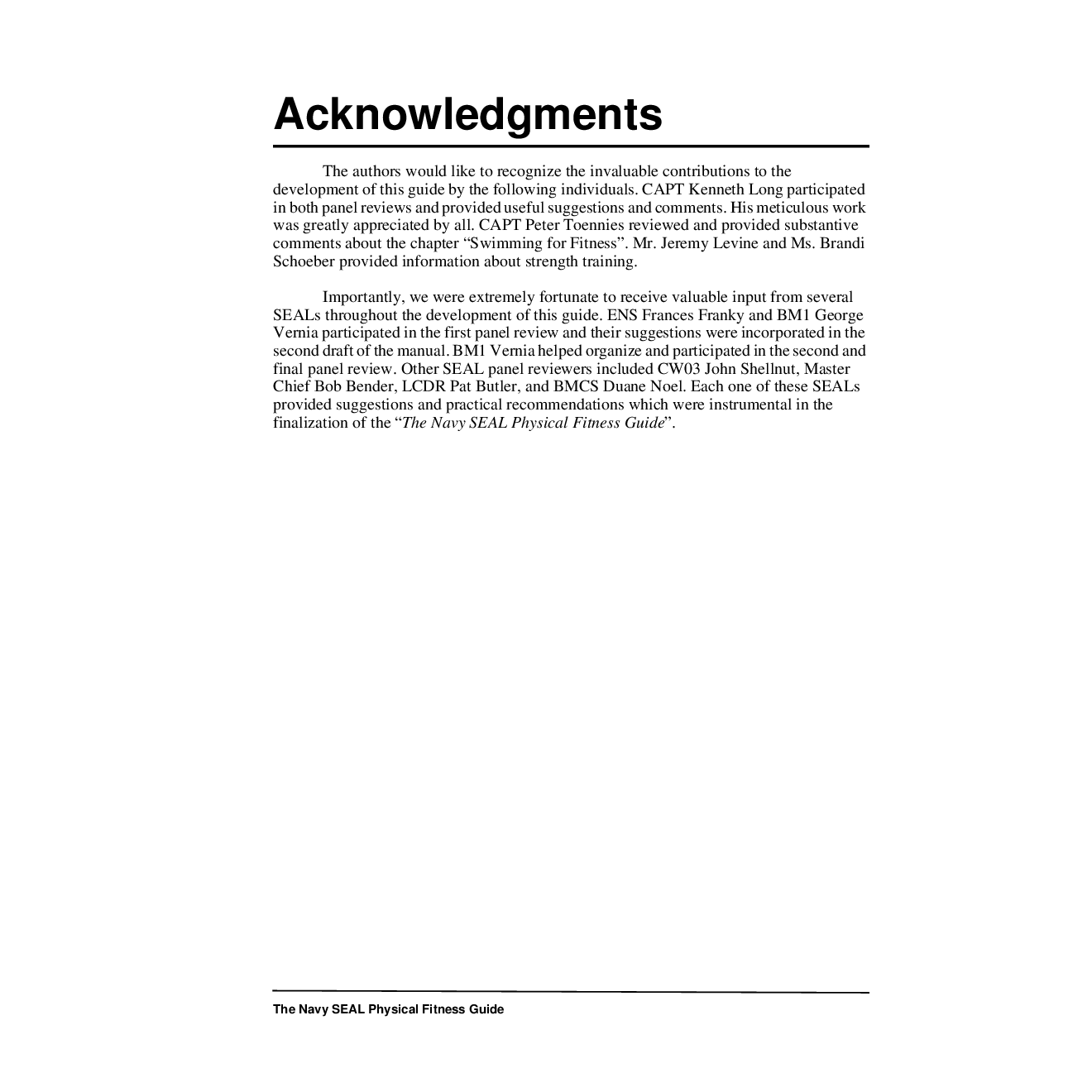 The Navy Seal Physical Fitness Guide - Page 3