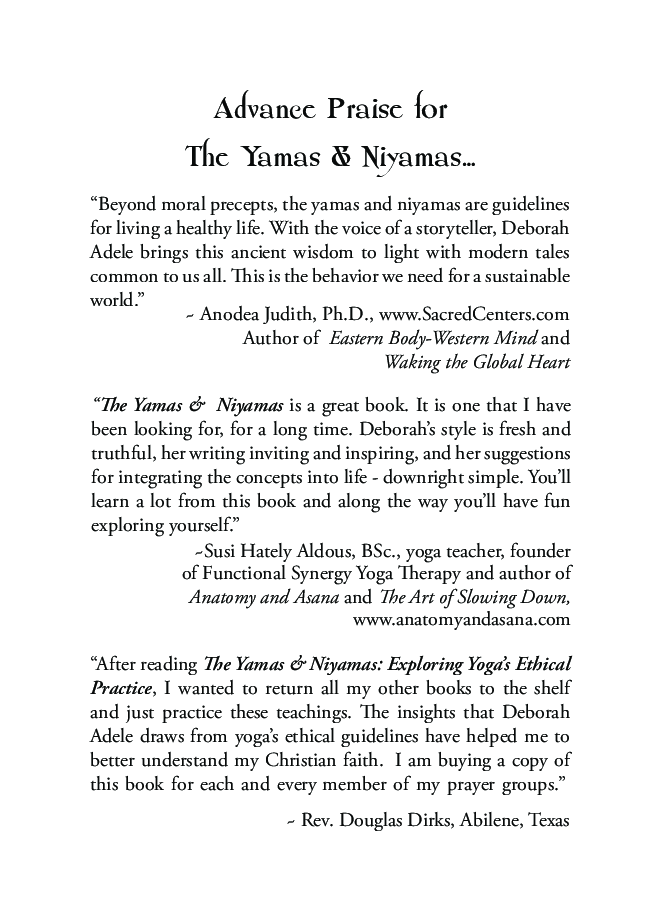 The Yamas And Niyamas - Page 2
